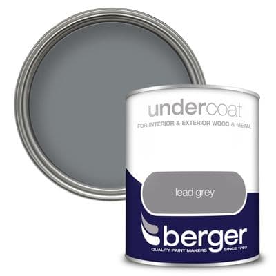 Berger Undercoat 750ml - Lead Grey