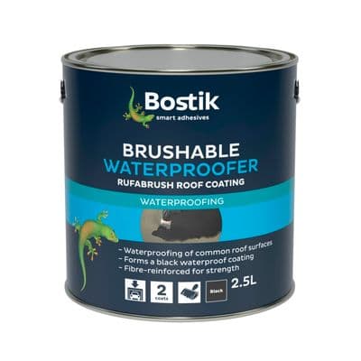Bostik Brushable Waterproofer For Roofs - 2.5L