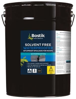Bostik Solvent Free Waterproofer for Roofs - 22.5L