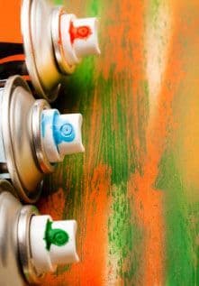 Christmas Spray Paints