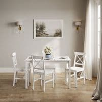 Crawford White Seater Dining Set