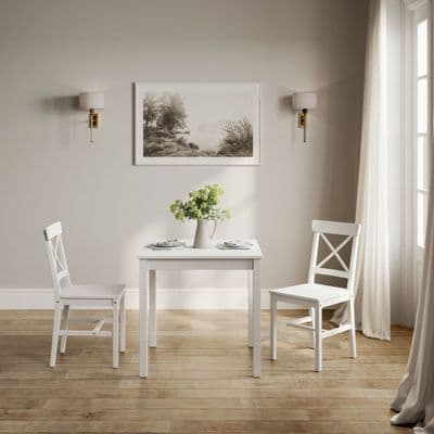 Crawford White Seater Dining Set
