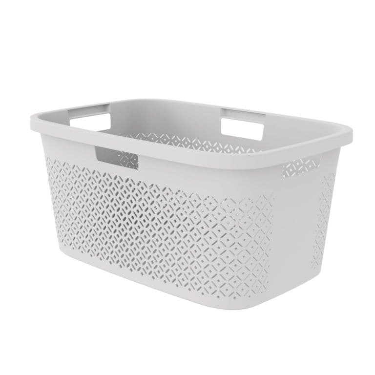 Curver Terazzo Laundry Basket 47L Grey