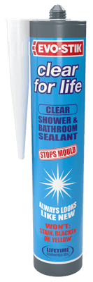 Evo-Stik Clear for Life Kitchen & Bathroom Sealant - C20