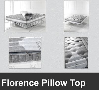 florence memory foam pillowtop mattress