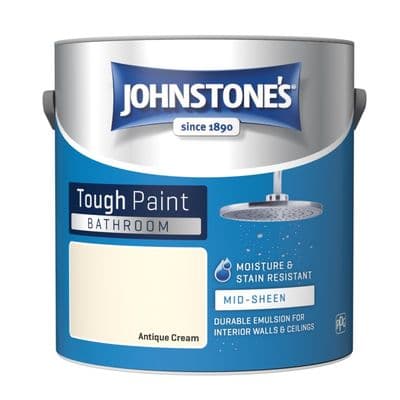 Johnstone's Bathroom Midsheen 2.5L - Antique Cream