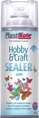 PlastiKote Hobby & Craft Sealer - 400ml Clear Satin