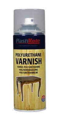 PlastiKote Polyurethane Varnish - 400ml Clear Gloss