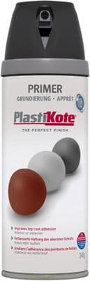 PlastiKote Twist & Spray Paint 400ml - Black Primer