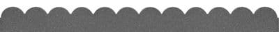 Primeur Flexi Curve Scallop Border - Grey 5x10x120cm