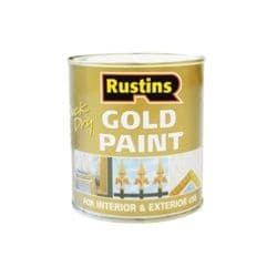 Rustins Quick Dry Paint Gold - 250ml