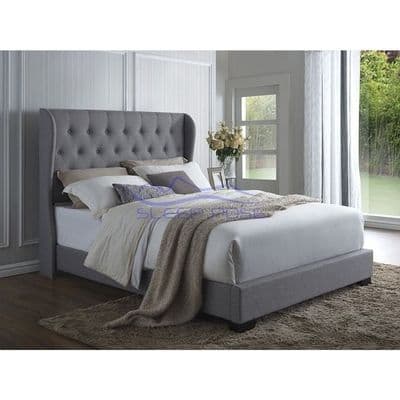 sleep-pose curve wingback bedframe