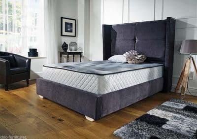 sleep-pose richmond wingback storage bedframe