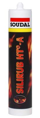Soudal Silirub Ht-A Black - 310ml cartridge