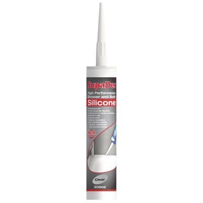 SupaDec High Performance Shower & Bath Silicone - 300ml Clear