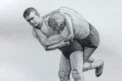 16th February 2023. Badminton Library Wrestling Prints
