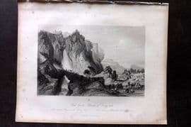 Allom China 1847 Antique Print. Han-Tseuen - Province of Kiang-nan