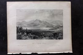 Allom China 1847 Antique Print. Vale of Ting-Hai, Chusan