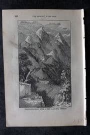 Artemas Ward 1883 Print. Tea Plantations. View in the Black Tea District China