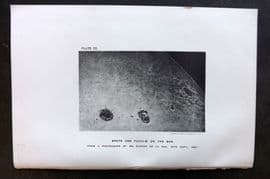 Ball C1900 Antique Astronomy Print. Spots and Faculae on the Sun 03