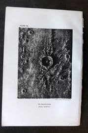 Ball C1900 Antique Astronomy Print. Triesnecker 07