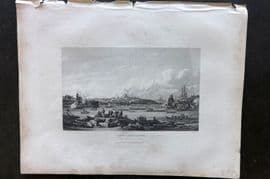 Barclay C1835 Antique Print. Contantinople Istanbul, Turkey