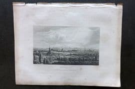 Barclay C1835 Antique Print. Copenhagen, Denmark