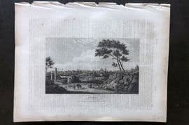 Barclay C1835 Antique Print. Rome, Italy