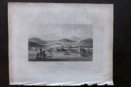 Barclay C1835 Antique Print. Tunis, Tunisia