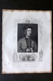 Barclay C1840 Antique Print. Edward IV