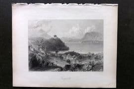 Bartlett Canada 1842 Antique Print. Georgeville