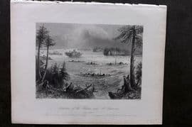 Bartlett Canada 1842 Junction of the Ottawa and St. Lawrence  (near Cedars)