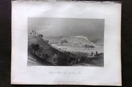 Bartlett Danube 1842 Antique Print. Church of Maria-Hilf, Passau, Germany