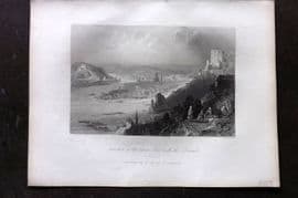Bartlett Danube 1842 Print. Interior of the River Inn, Passau, Germany