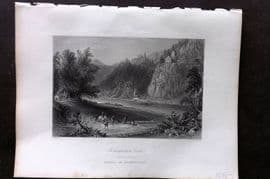 Bartlett Danube 1842 Print. Kraempelstein Castle, Schneiderschlossel Austria