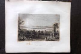 Bartlett Switzerland C1840 Antique Print. Lake Constance, Thurgau