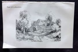 Beeton 1870 Antique Print. Drawing 45