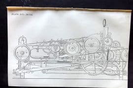 Beeton 1870 Antique Print. Spinning Mule 91