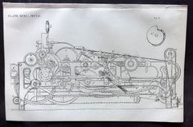 Beeton 1870 Antique Print. Spinning Mule 92