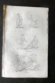 Blair C1865 Miniature Print. Chinese China, Hindoos India, Turks Turkey