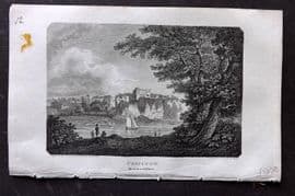 Britton C1810 Antique Print. Chepstow, Monmouthshire