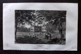 Britton C1810 Antique Print. Cosbey Hall, Norfolk