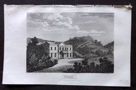 Britton C1810 Antique Print. Courtfield, Monmouthshire