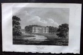Britton C1810 Antique Print. Horton House, Northamptionshire