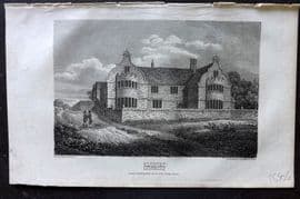Britton C1810 Antique Print. Rushden, Northamptonshire