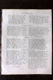 Bruce 1813 Antique Print. Specimens of the Abyssinian Languages 02