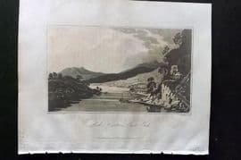 Campbell 1811 Antique Print. Loch Kaitrin, East End, Scotland