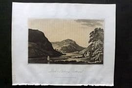 Campbell 1811 Antique Print. Loch Lubnaig, East End, Scotland