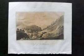 Campbell 1811 Antique Print. Pass of Killicrankie, Scotland