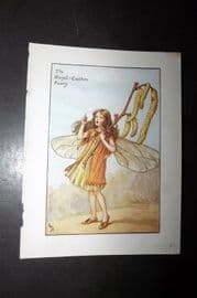 Cicely Mary Barker 1940's Flower-Fairy Print. Hazel Catkin Fairy